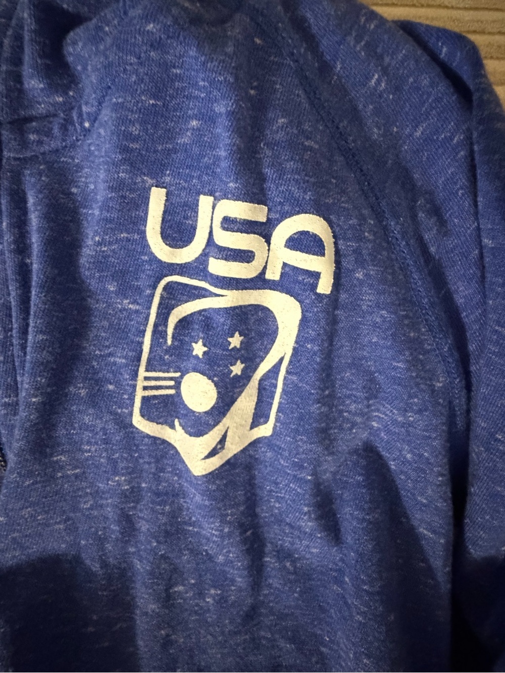 Nike Blue USA Zip up size M